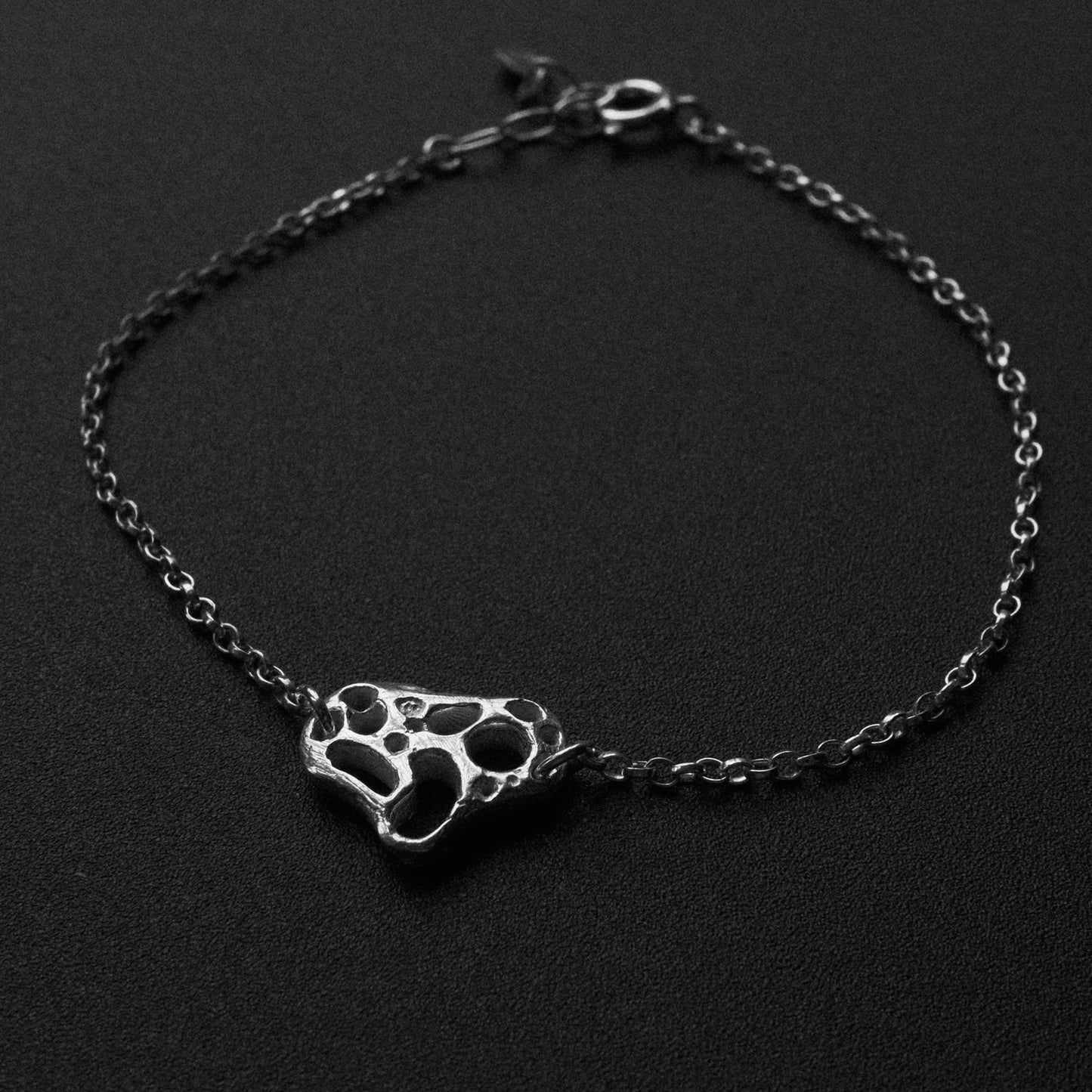 Sterling Silver Igneous bracelet - Small Charm
