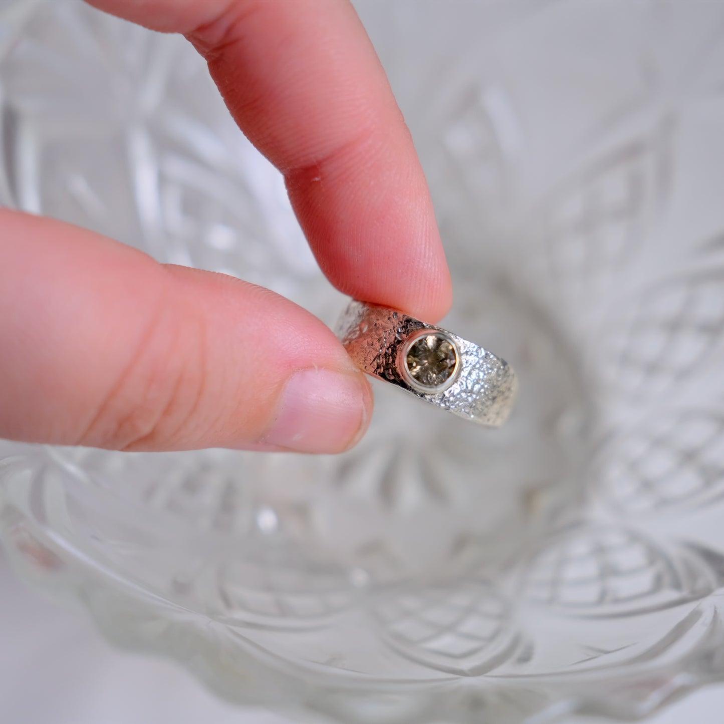 Brazilian Grey Tourmaline Ring