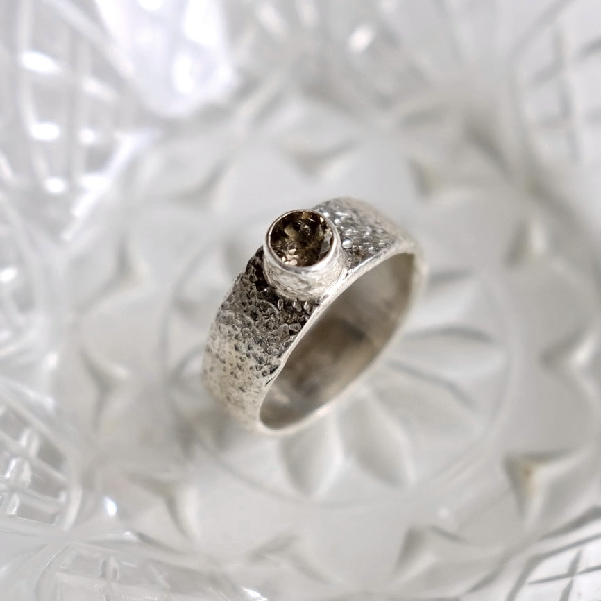 Brazilian Grey Tourmaline Ring