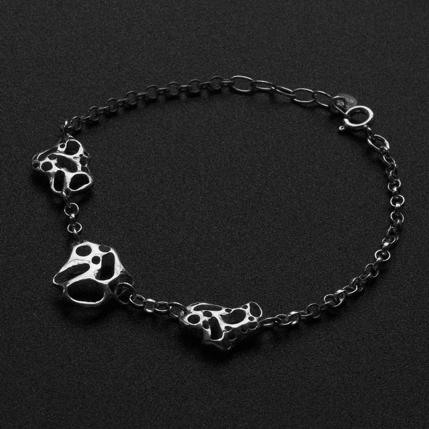 Sterling Silver Igneous bracelet - Trio