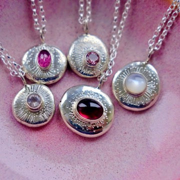 Mother-of-Pearl Starburst Pendant