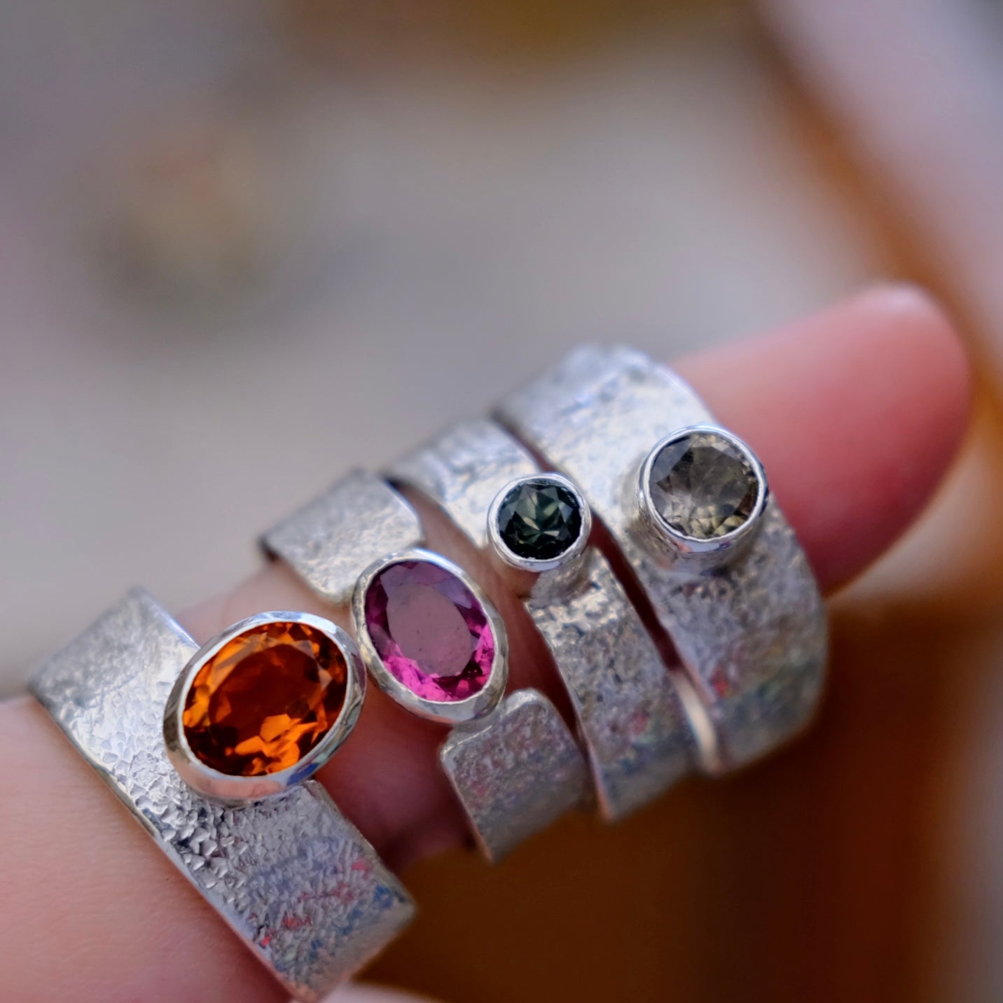 Pink Topaz Ring