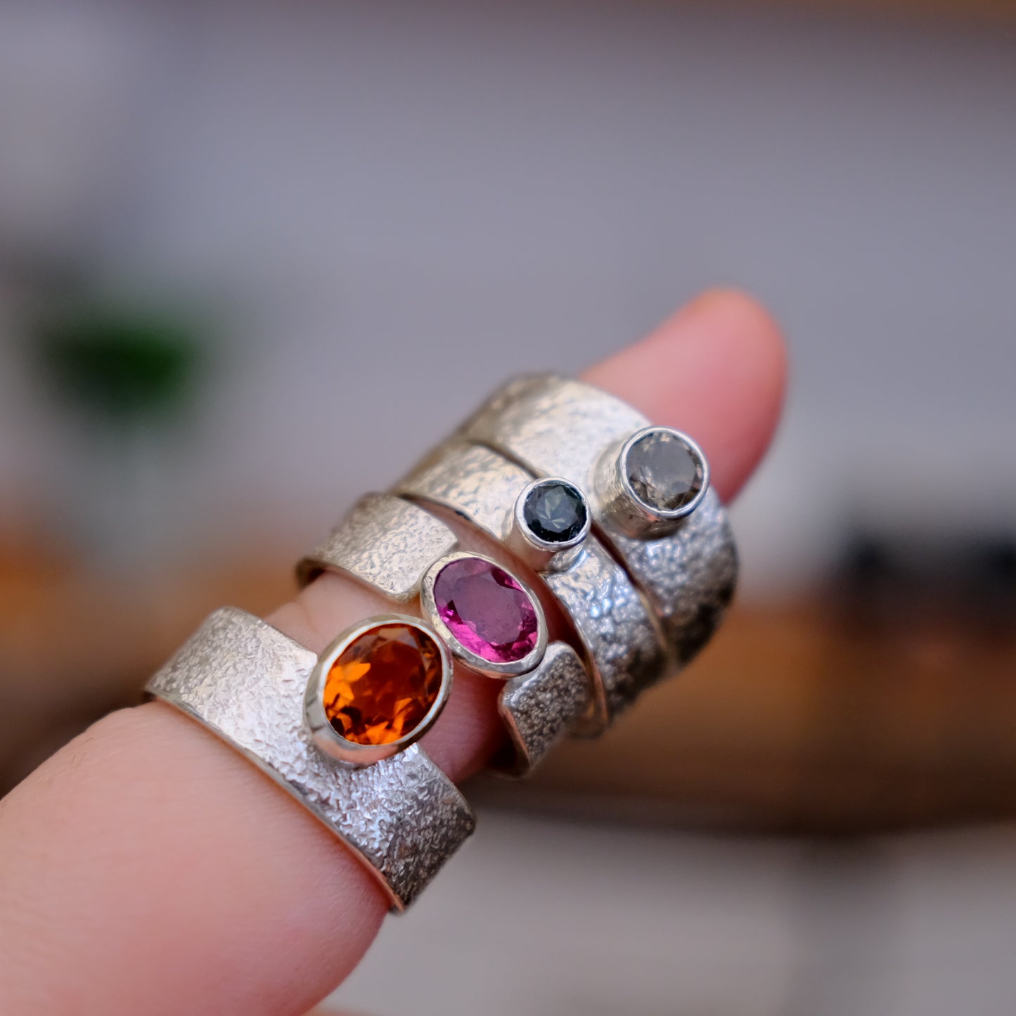 Brazilian Grey Tourmaline Ring