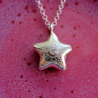 Dainty Moissanite Starburst Necklace