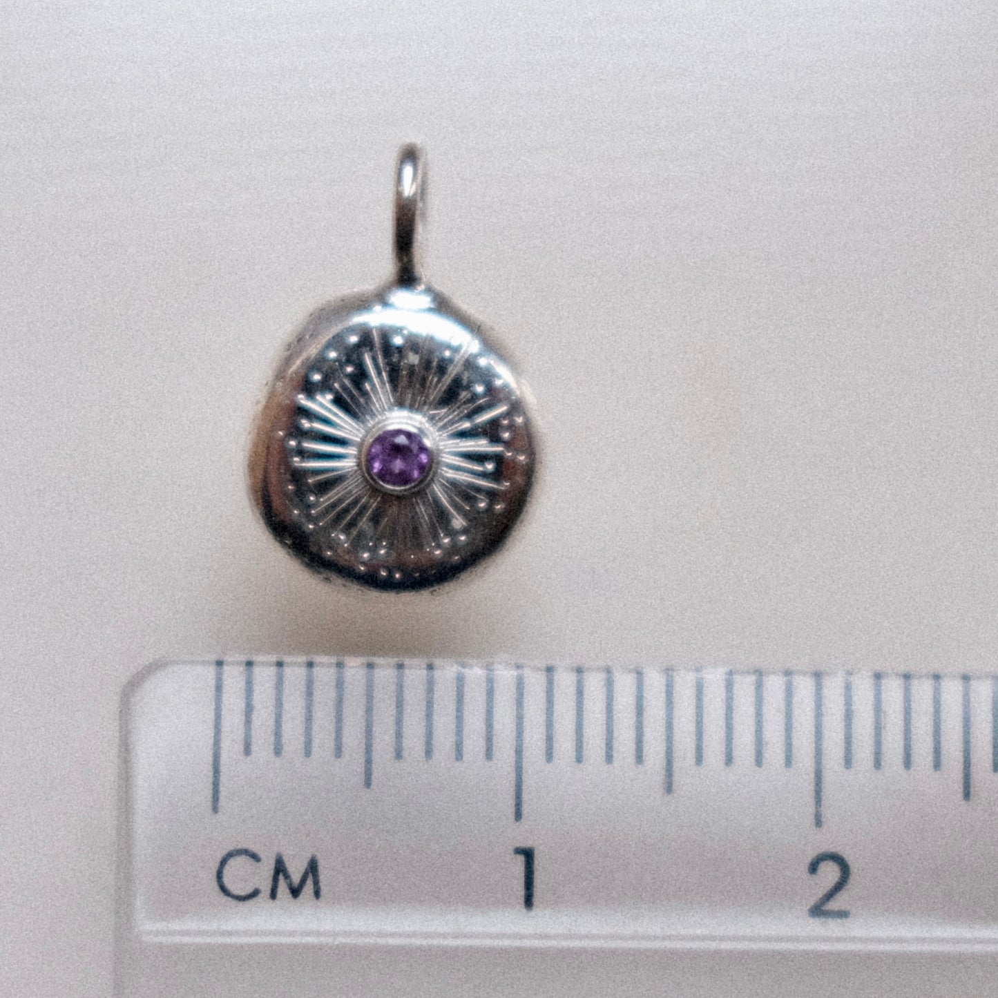 Amethyst Starburst Pendant