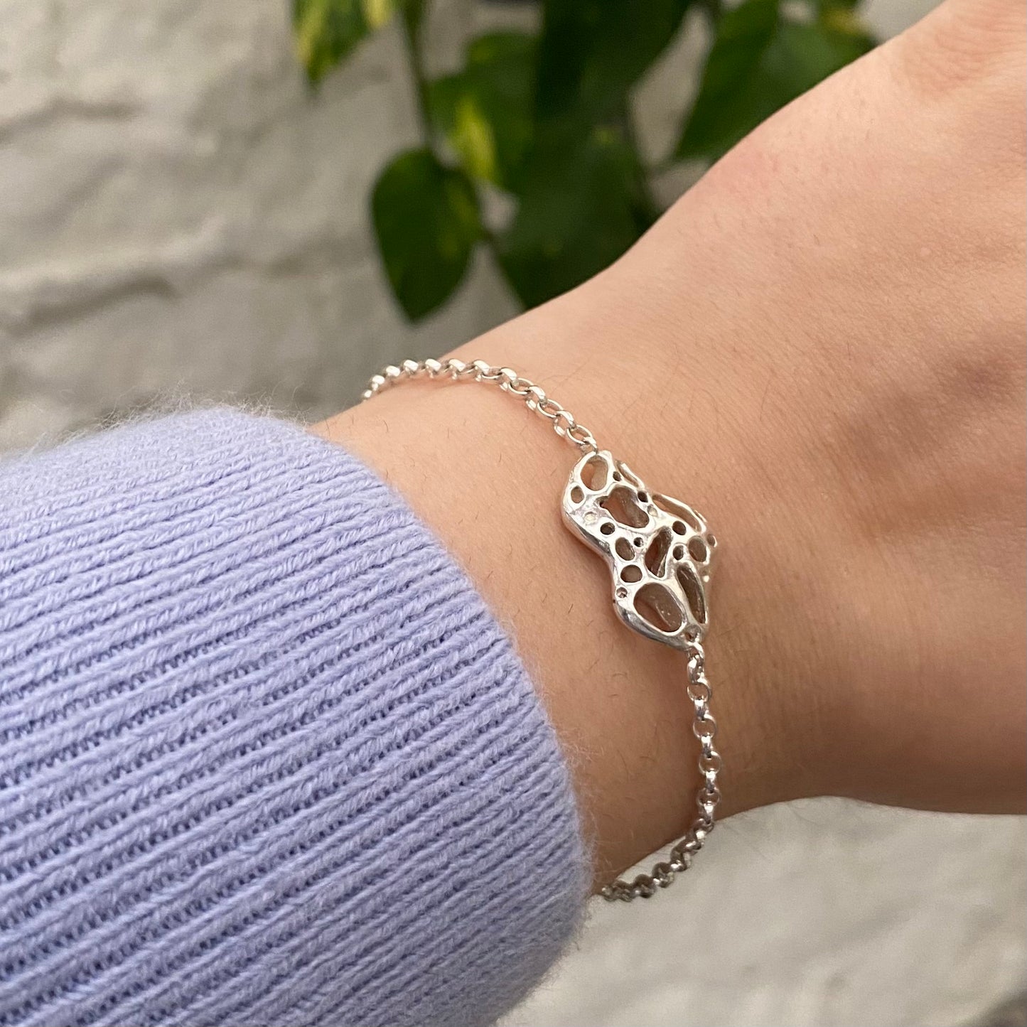 Sterling Silver Igneous Bracelet