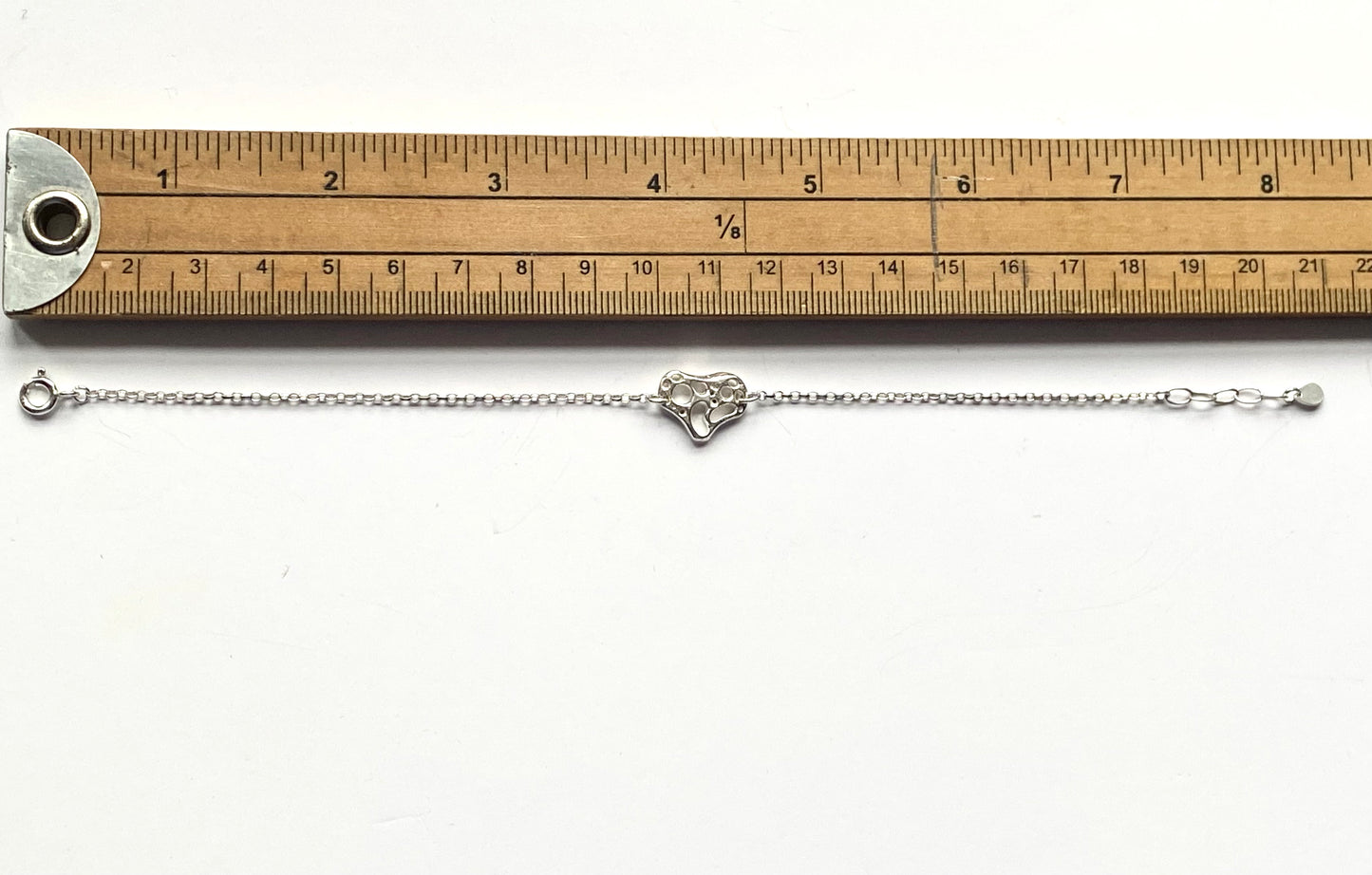 Sterling Silver Igneous bracelet - Small Charm