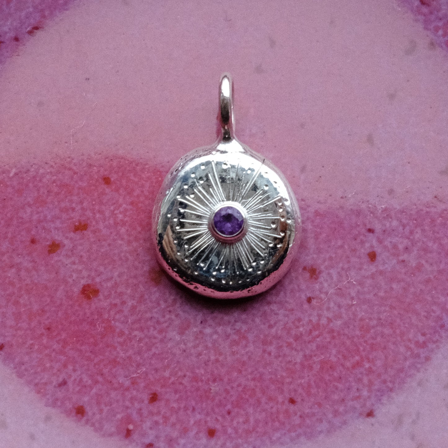 Amethyst Starburst Pendant