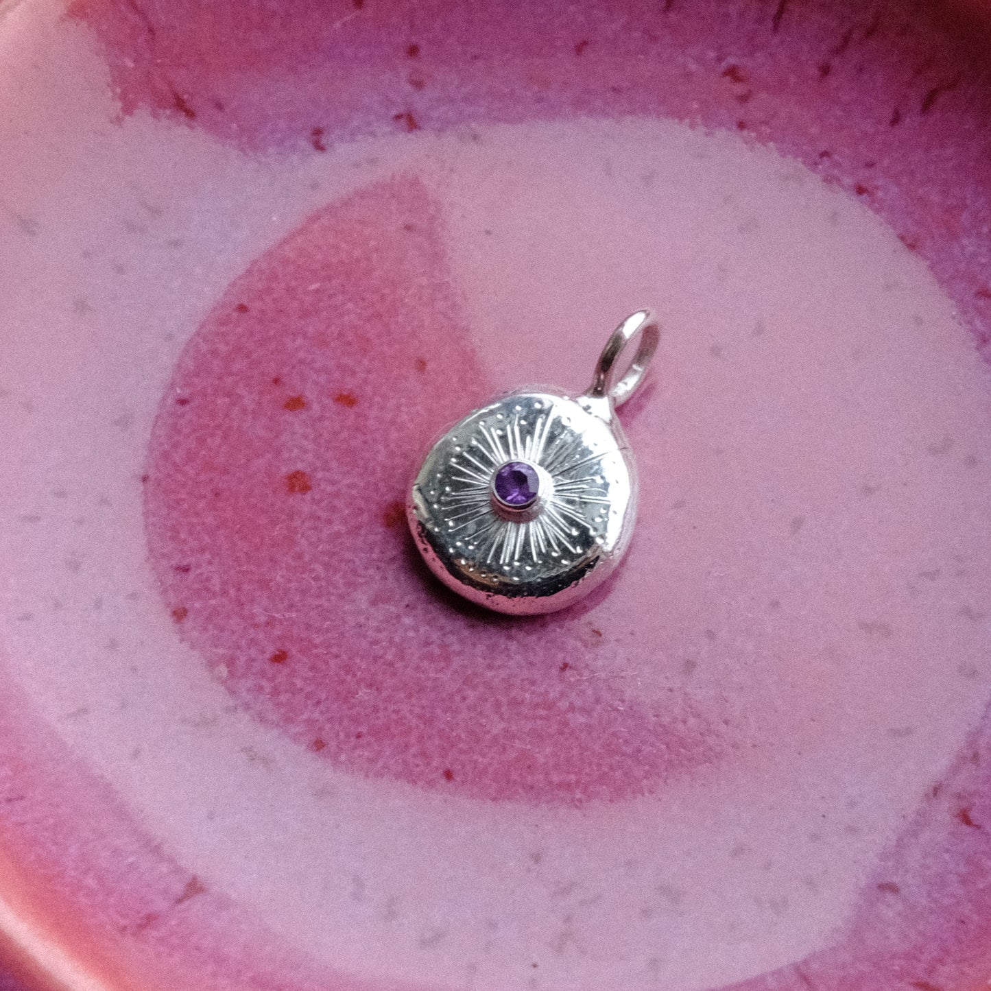 Amethyst Starburst Pendant