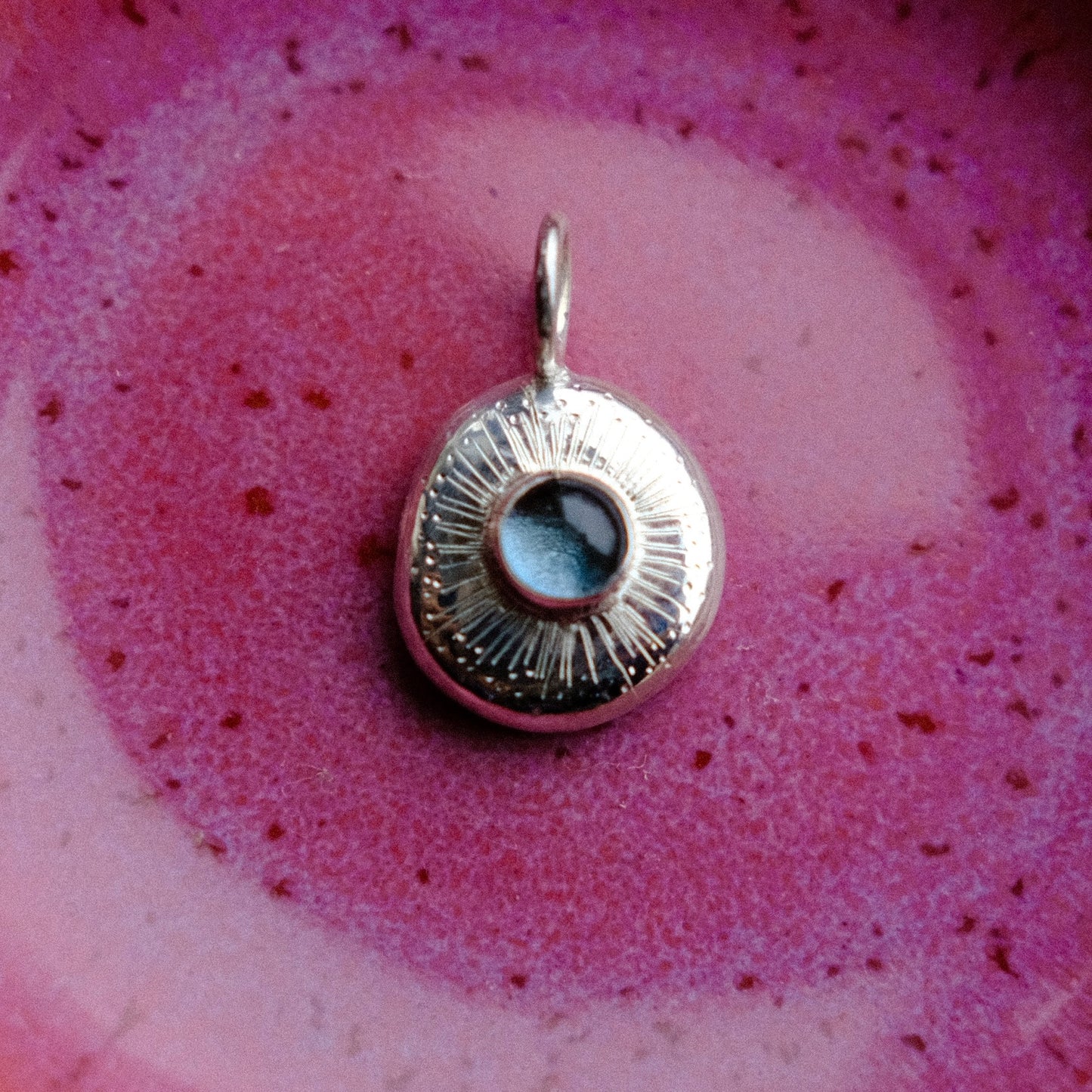 London Blue Topaz Starburst Pendant