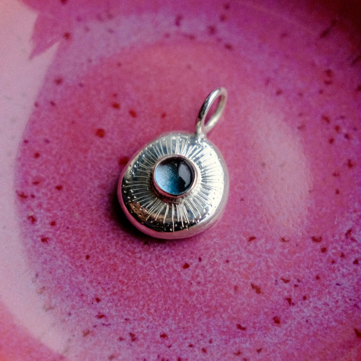 London Blue Topaz Starburst Pendant