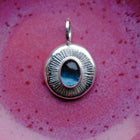 London Blue Topaz Starburst Pendant