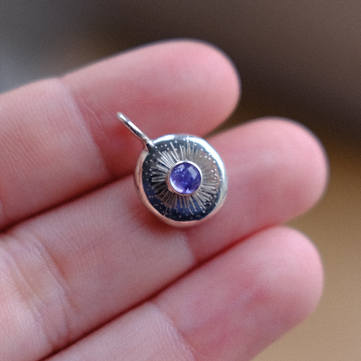 Tanzanite Starburst Pendant