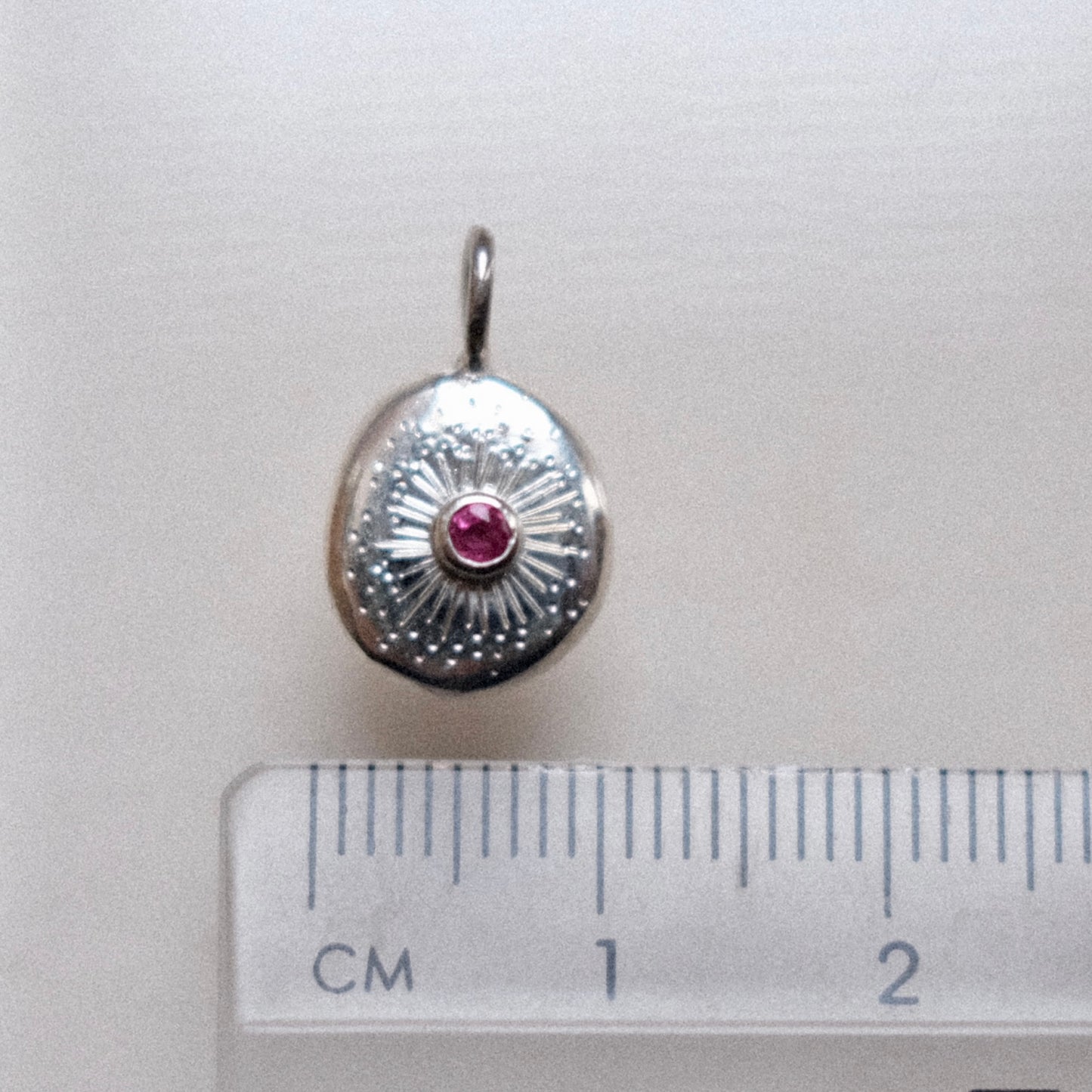 Ruby Starburst Pendant